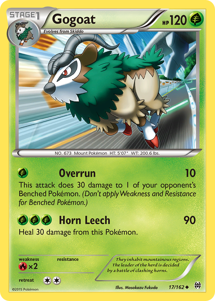 Gogoat (17/162) [XY: BREAKthrough] | Clutch Gaming