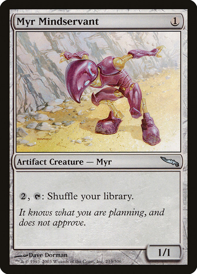 Myr Mindservant [Mirrodin] | Clutch Gaming