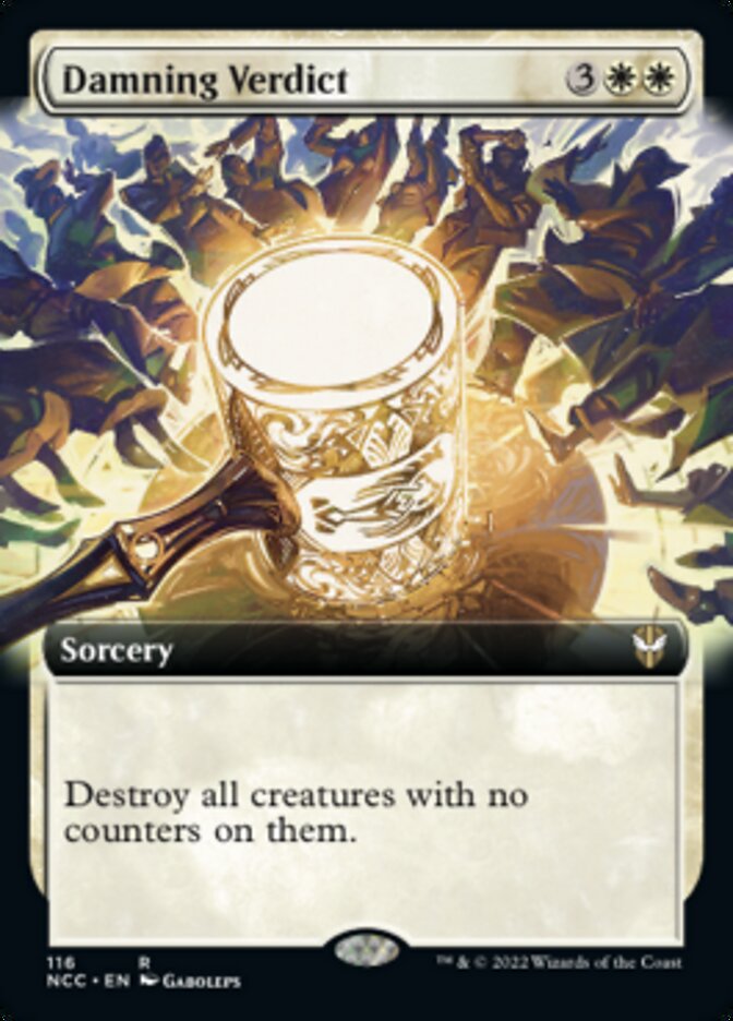 Damning Verdict (Extended Art) [Streets of New Capenna Commander] | Clutch Gaming