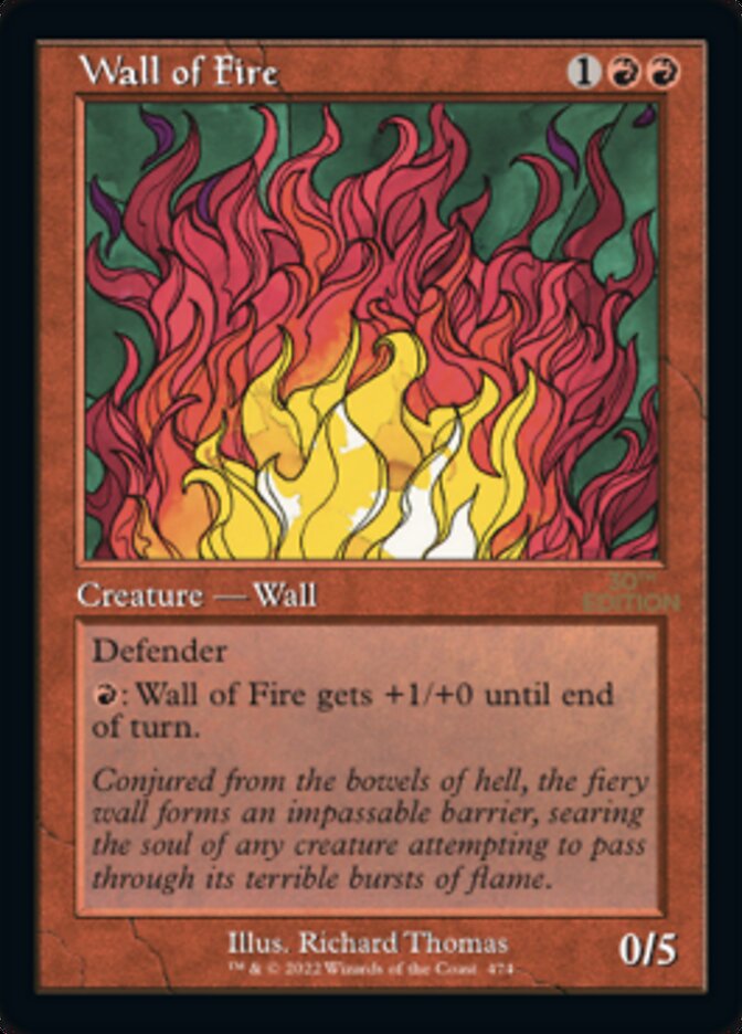 Wall of Fire (Retro) [30th Anniversary Edition] | Clutch Gaming