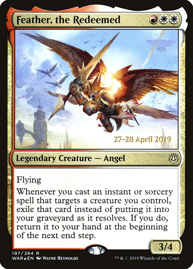 Feather, the Redeemed [War of the Spark Prerelease Promos] | Clutch Gaming