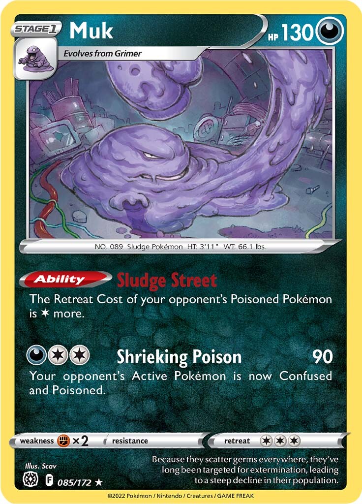 Muk (085/172) [Sword & Shield: Brilliant Stars] | Clutch Gaming