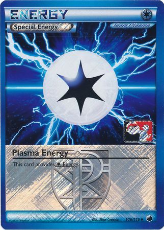 Plasma Energy (106/116) (Play Pokemon Promo) [Black & White: Plasma Freeze] | Clutch Gaming