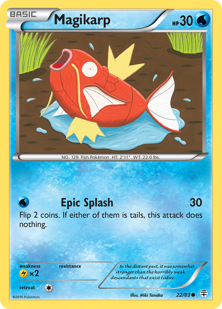 Magikarp (22/83) [XY: Generations] | Clutch Gaming