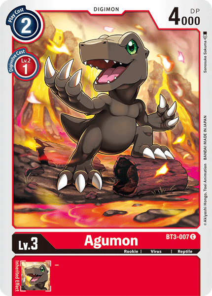 Agumon [BT3-007] [Release Special Booster Ver.1.5] | Clutch Gaming