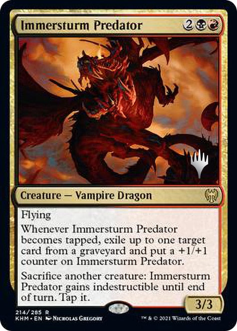 Immersturm Predator (Promo Pack) [Kaldheim Promos] | Clutch Gaming