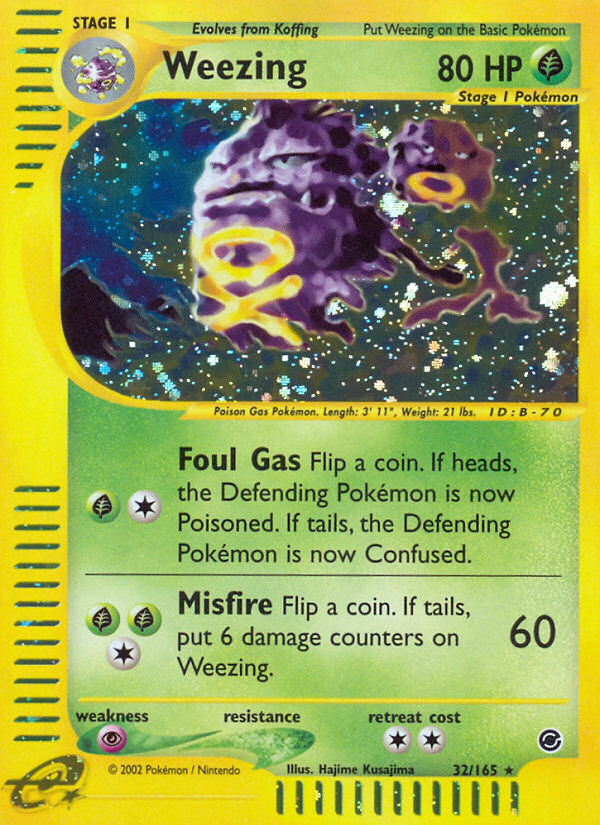 Weezing (32/165) [Expedition: Base Set] | Clutch Gaming