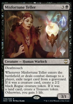 Misfortune Teller (Promo Pack) [Streets of New Capenna Commander Promos] | Clutch Gaming