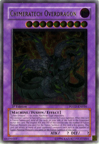 Chimeratech Overdragon [POTD-EN034] Ultimate Rare | Clutch Gaming