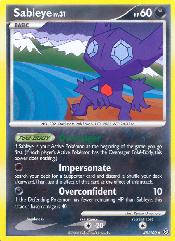 Sableye (48/100) [Diamond & Pearl: Stormfront] | Clutch Gaming