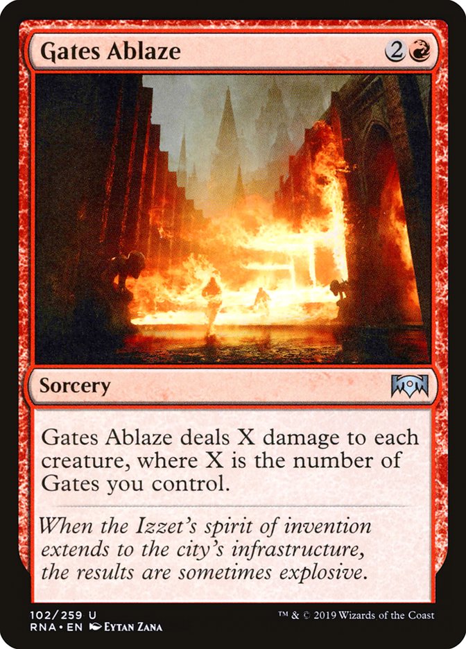 Gates Ablaze [Ravnica Allegiance] | Clutch Gaming