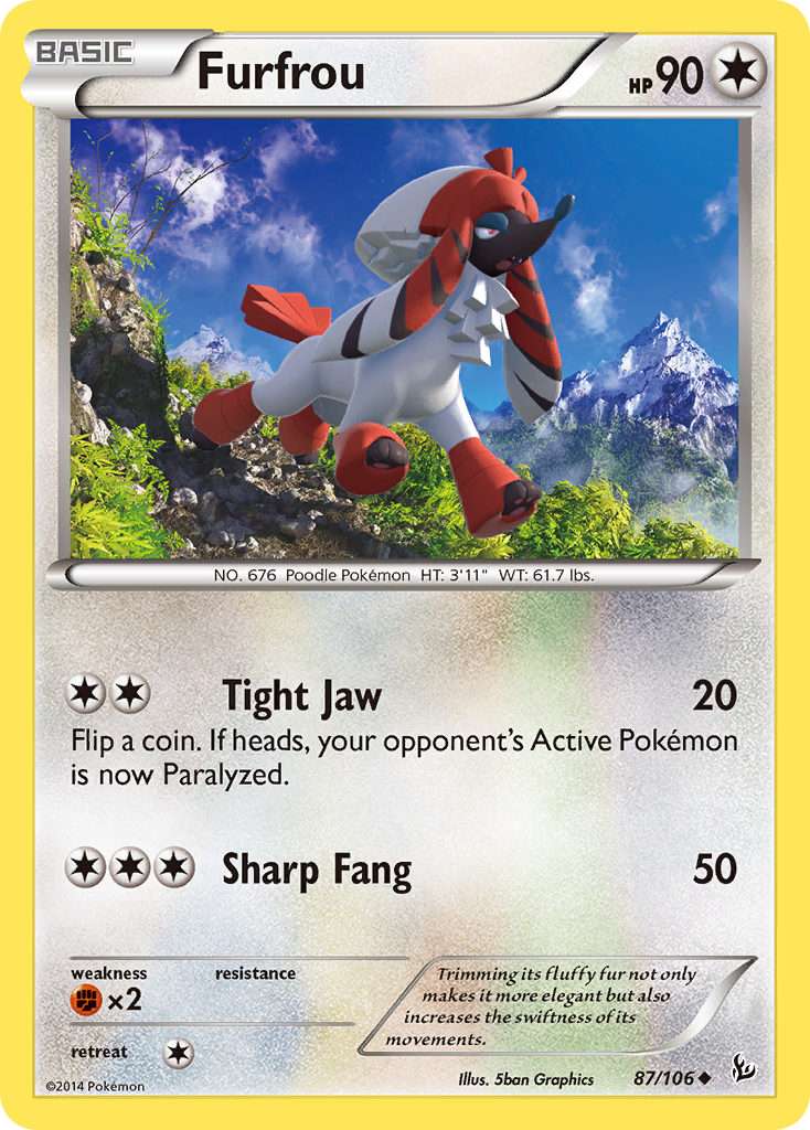 Furfrou (87/106) [XY: Flashfire] | Clutch Gaming