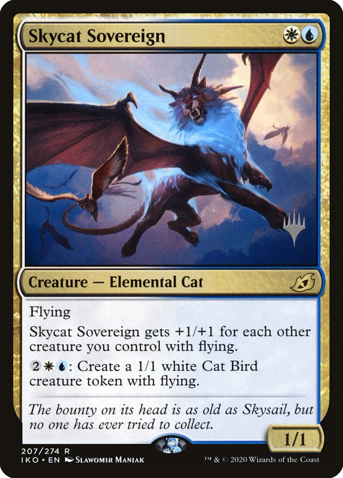 Skycat Sovereign (Promo Pack) [Ikoria: Lair of Behemoths Promos] | Clutch Gaming