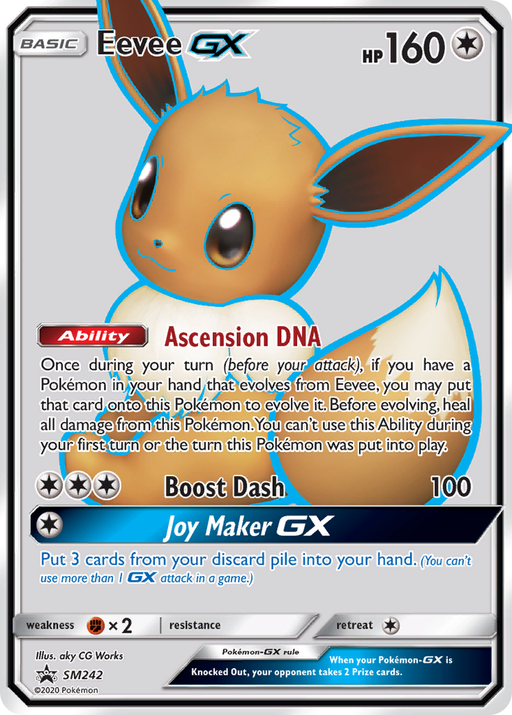 Eevee GX (SM242) [Sun & Moon: Black Star Promos] | Clutch Gaming