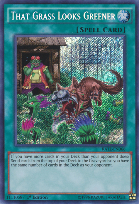 That Grass Looks Greener [RATE-EN066] Secret Rare | Clutch Gaming