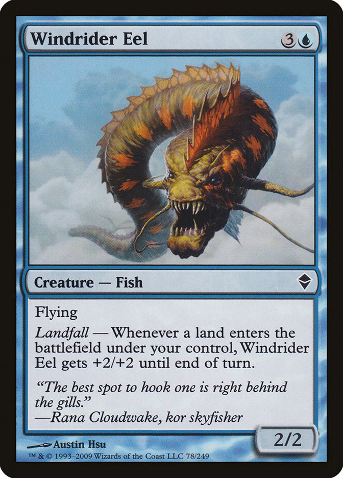 Windrider Eel [Zendikar] | Clutch Gaming