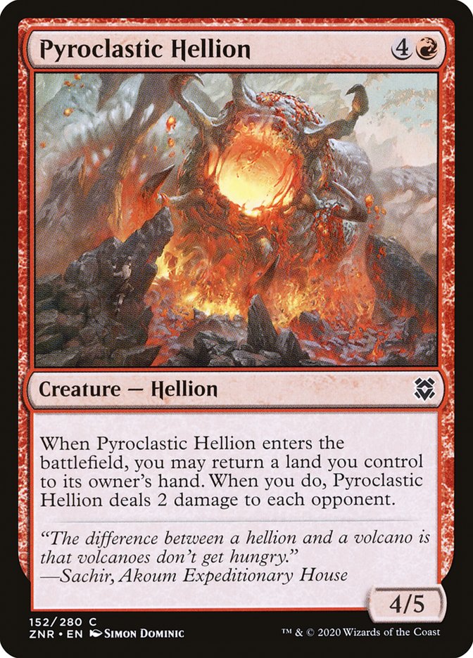 Pyroclastic Hellion [Zendikar Rising] | Clutch Gaming