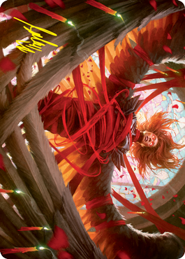 Sigarda's Imprisonment Art Card (Gold-Stamped Signature) [Innistrad: Crimson Vow Art Series] | Clutch Gaming