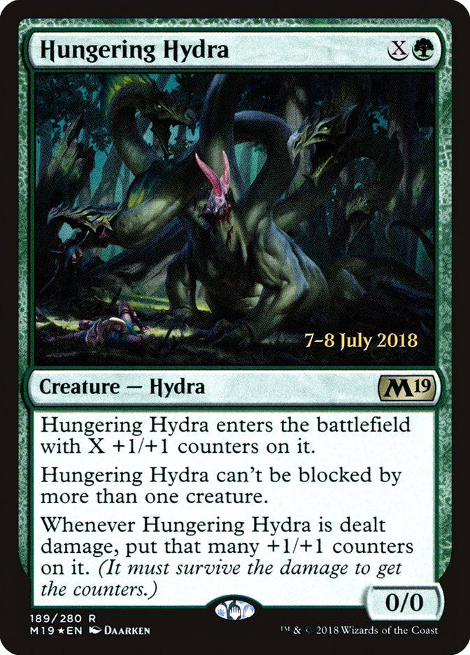 Hungering Hydra [Core Set 2019 Prerelease Promos] | Clutch Gaming