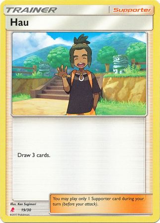 Hau (19/30) [Sun & Moon: Trainer Kit - Lycanroc] | Clutch Gaming