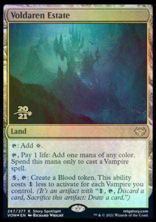 Voldaren Estate [Innistrad: Crimson Vow Prerelease Promos] | Clutch Gaming