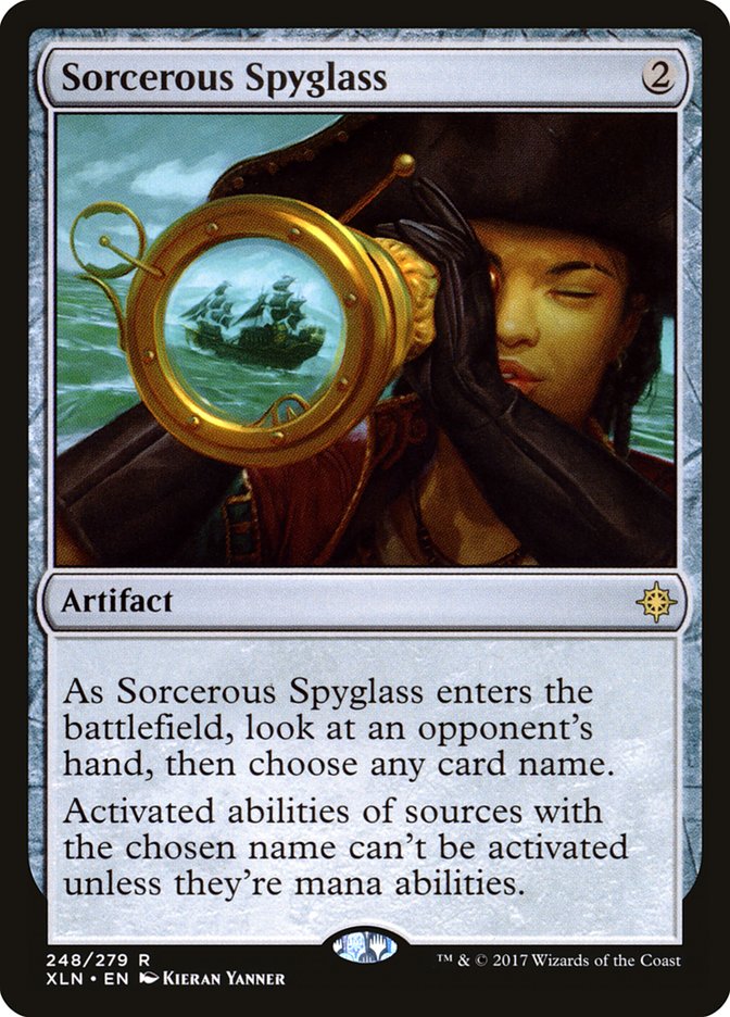 Sorcerous Spyglass [Ixalan] | Clutch Gaming