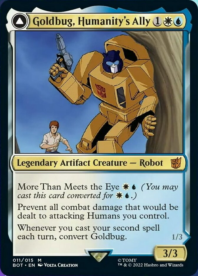 Goldbug, Humanity's Ally // Goldbug, Scrappy Scout [Transformers] | Clutch Gaming