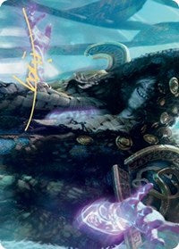Valki, God of Lies Art Card (Gold-Stamped Signature) [Kaldheim Art Series] | Clutch Gaming