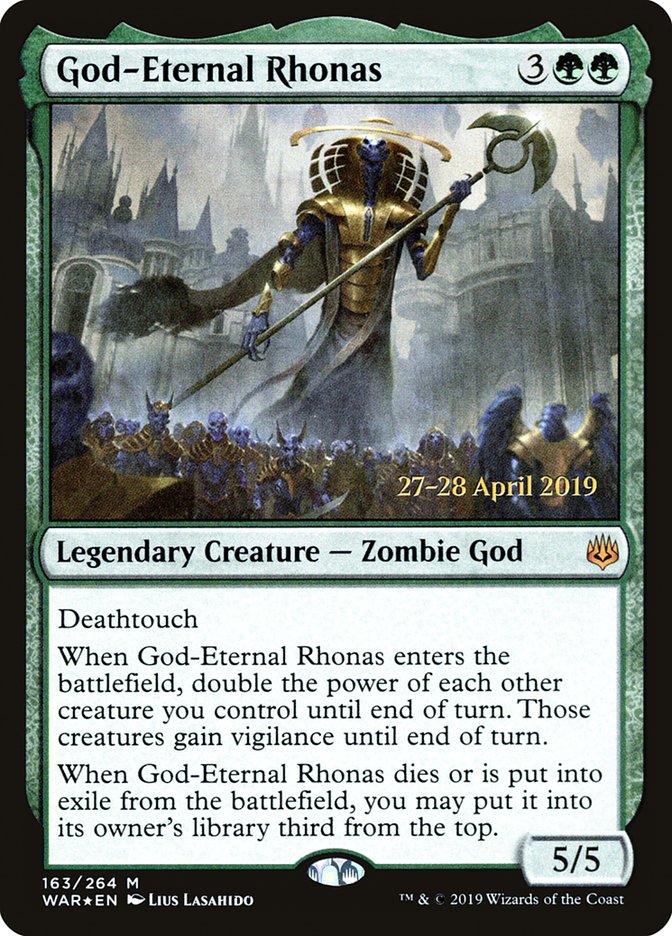 God-Eternal Rhonas [War of the Spark Prerelease Promos] | Clutch Gaming