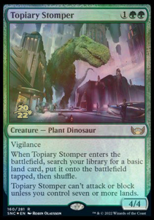 Topiary Stomper [Streets of New Capenna Prerelease Promos] | Clutch Gaming