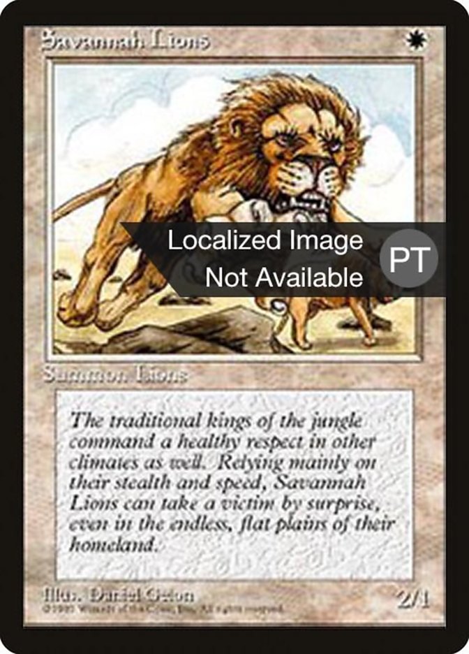 Savannah Lions [Fourth Edition (Foreign Black Border)] | Clutch Gaming