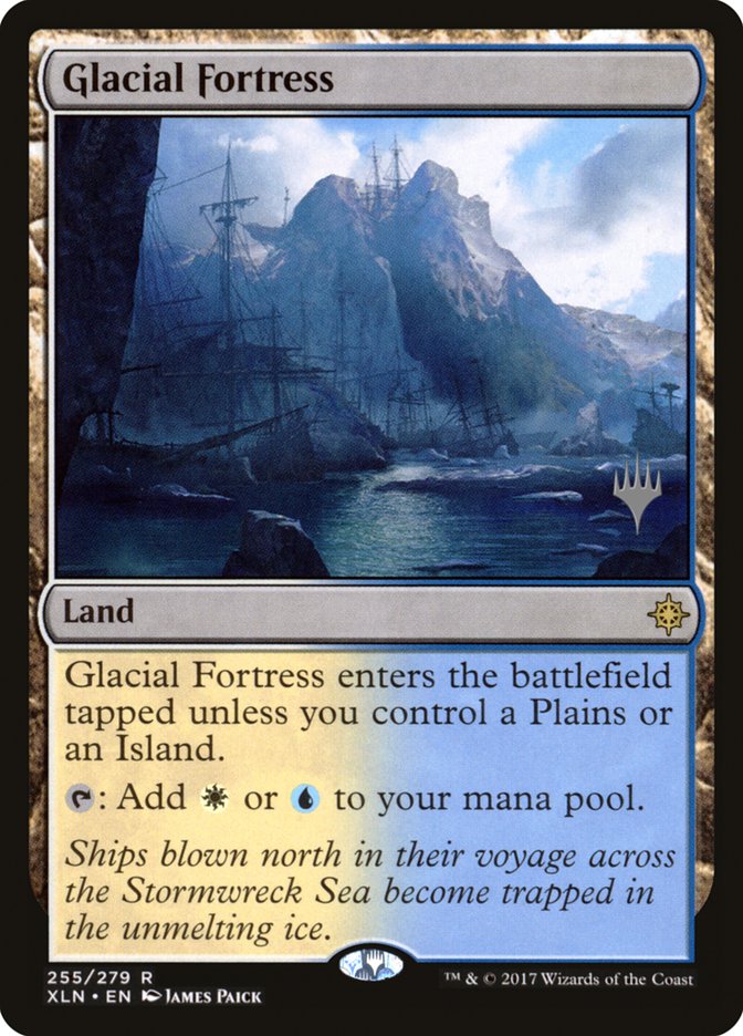 Glacial Fortress (Promo Pack) [Ixalan Promos] | Clutch Gaming