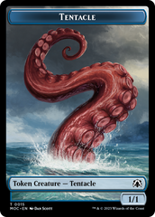 Tentacle // Human (26) Double-Sided Token [March of the Machine Commander Tokens] | Clutch Gaming