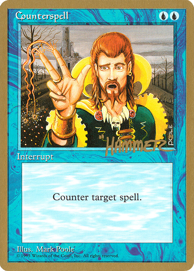 Counterspell (Shawn "Hammer" Regnier) [Pro Tour Collector Set] | Clutch Gaming