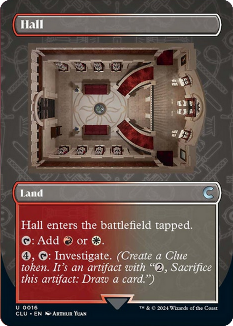 Hall (Borderless) [Ravnica: Clue Edition] | Clutch Gaming