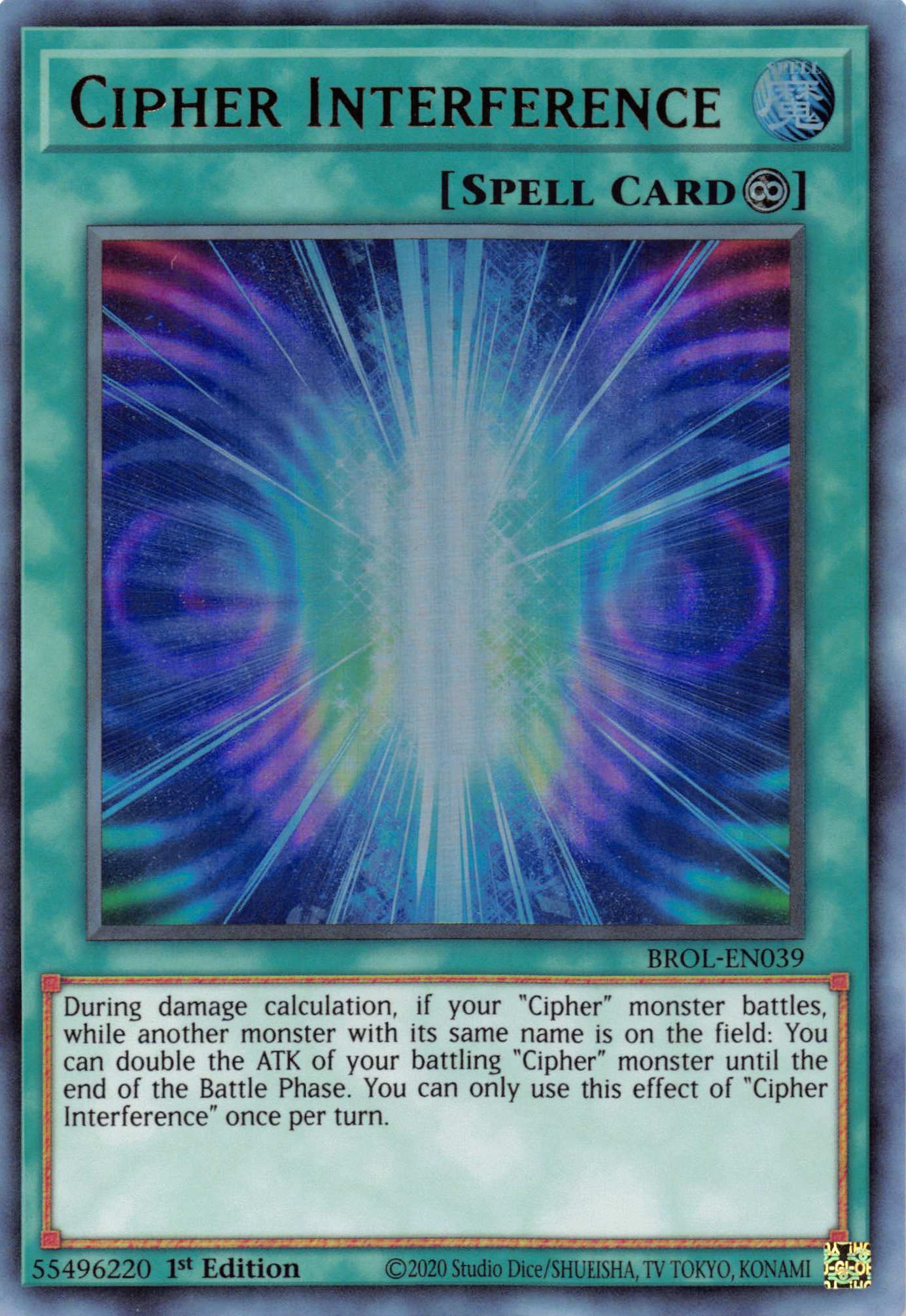 Cipher Interference [BROL-EN039] Ultra Rare | Clutch Gaming