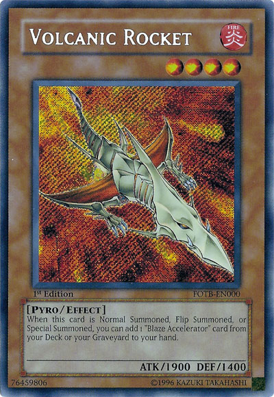 Volcanic Rocket [FOTB-EN000] Secret Rare | Clutch Gaming