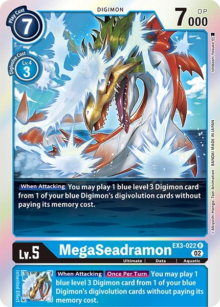 MegaSeadramon [EX3-022] [Revision Pack Cards] | Clutch Gaming