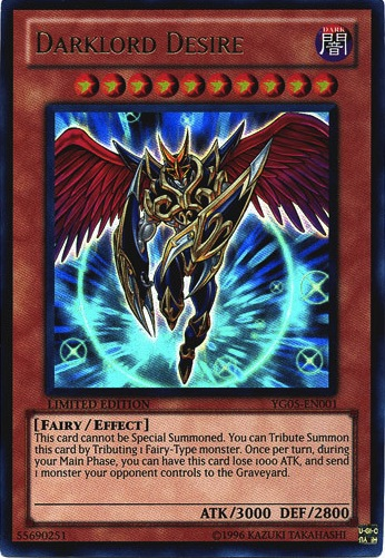 Darklord Desire [YG05-EN001] Ultra Rare | Clutch Gaming