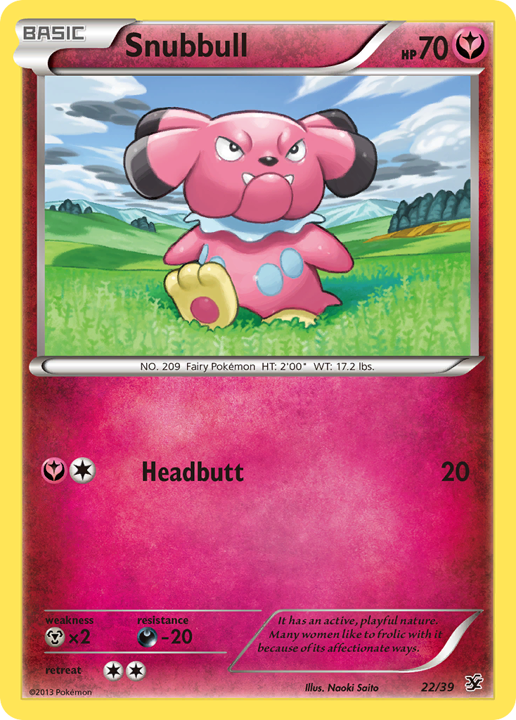 Snubbull (22/39) [XY: Kalos Starter Set] | Clutch Gaming