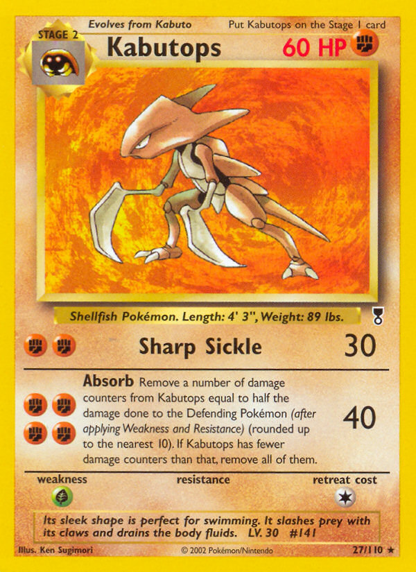 Kabutops (27/110) [Legendary Collection] | Clutch Gaming