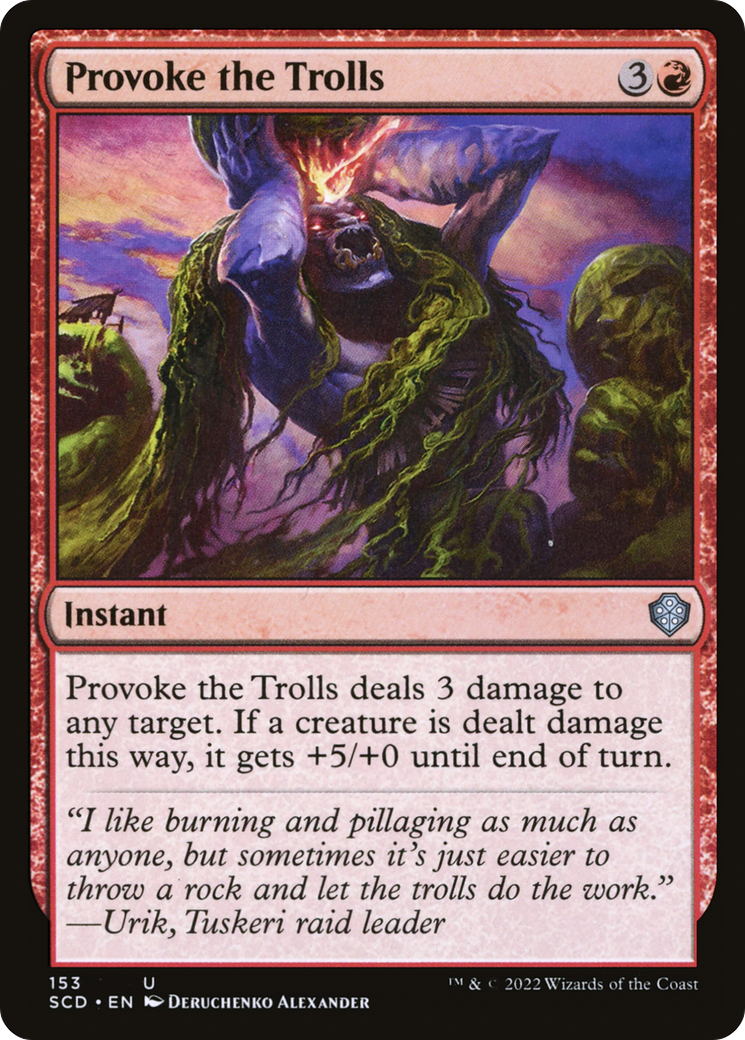 Provoke the Trolls [Starter Commander Decks] | Clutch Gaming