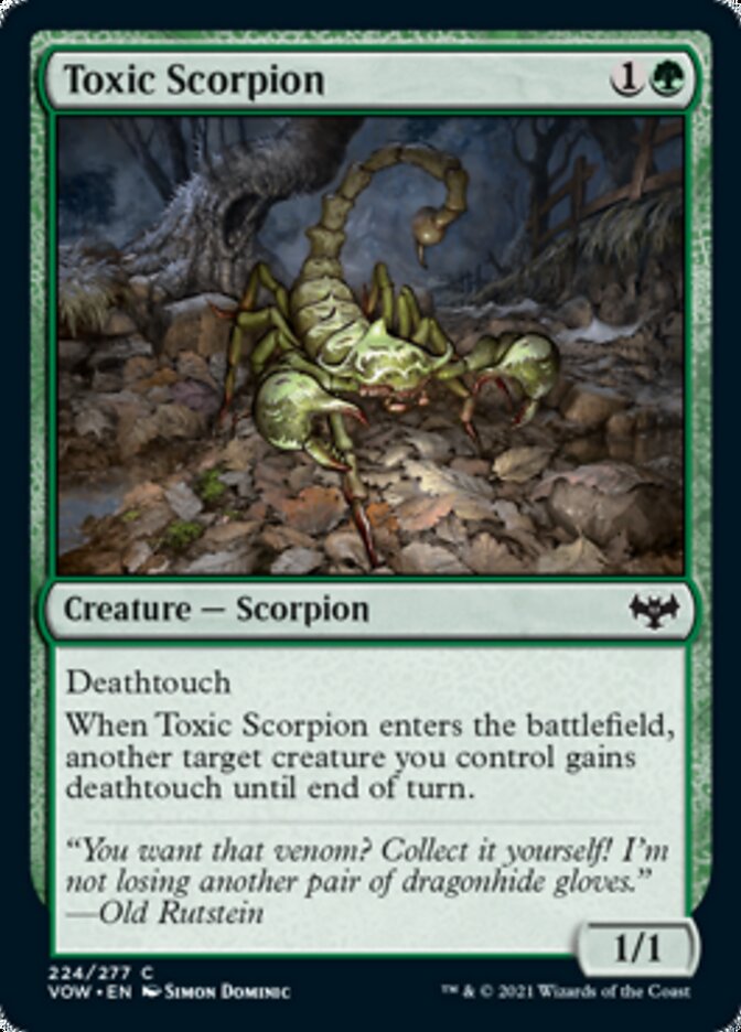 Toxic Scorpion [Innistrad: Crimson Vow] | Clutch Gaming