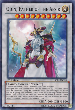 Odin, Father of the Aesir [SP14-EN050] Starfoil Rare | Clutch Gaming