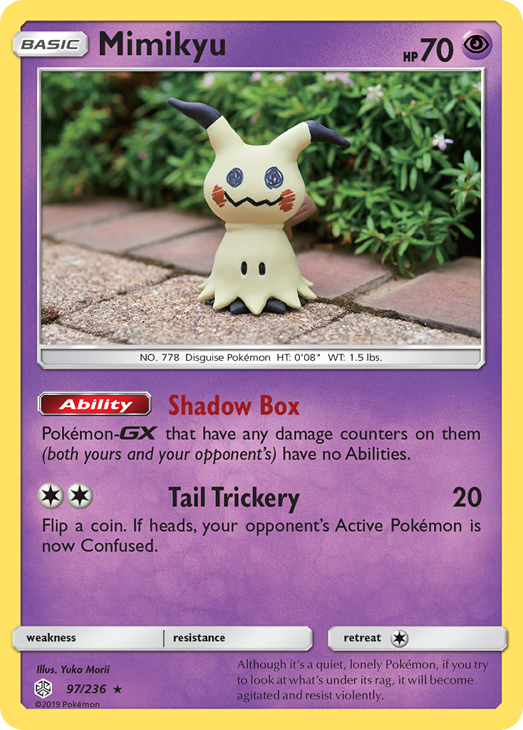 Mimikyu (97/236) [Sun & Moon: Cosmic Eclipse] | Clutch Gaming