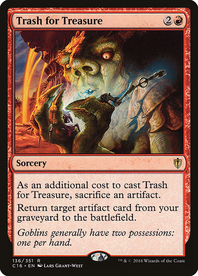 Trash for Treasure [Commander 2016] | Clutch Gaming