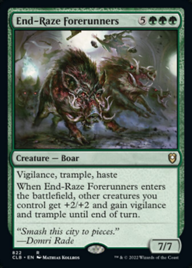 End-Raze Forerunners [Commander Legends: Battle for Baldur's Gate] | Clutch Gaming