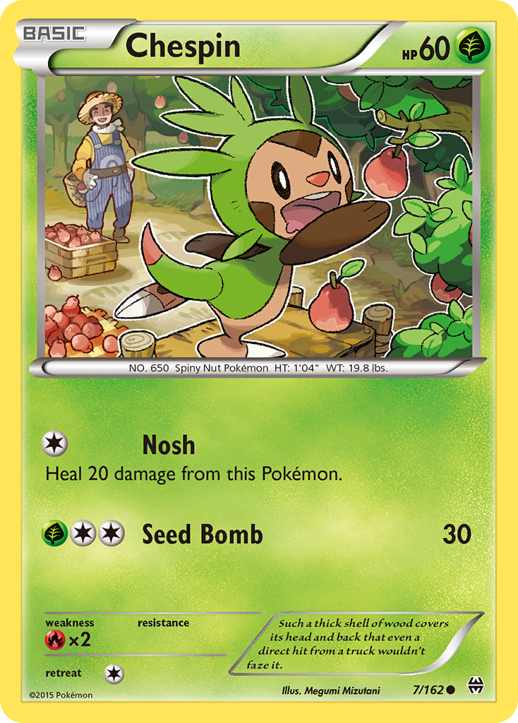 Chespin (7/162) [XY: BREAKthrough] | Clutch Gaming