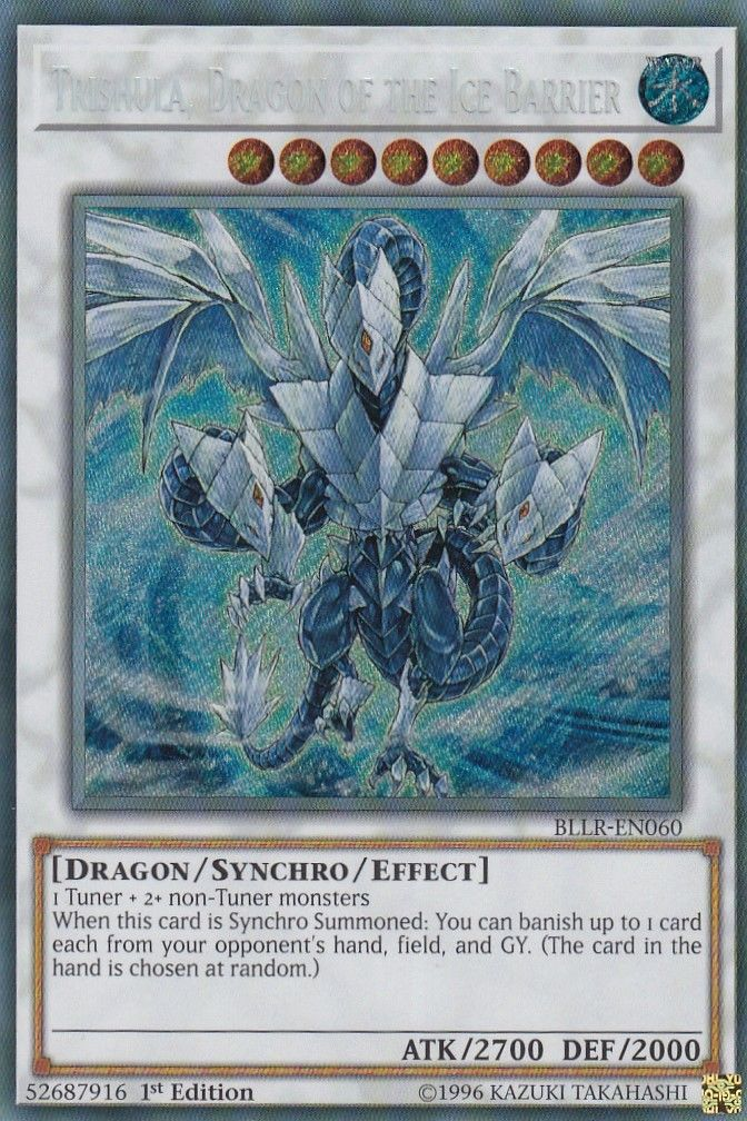 Trishula, Dragon of the Ice Barrier [BLLR-EN060] Secret Rare | Clutch Gaming