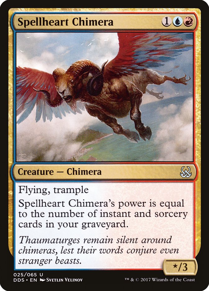 Spellheart Chimera [Duel Decks: Mind vs. Might] | Clutch Gaming